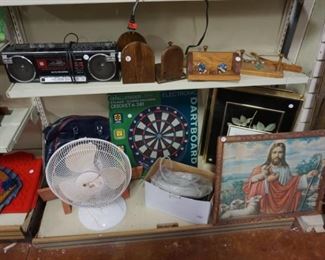 decor, electronics, fans