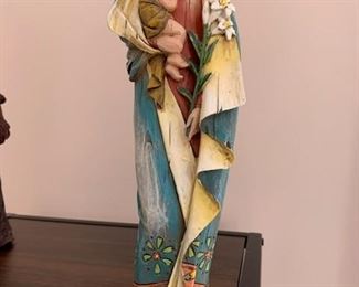 $15  Virgin Mary composite statue, 12"