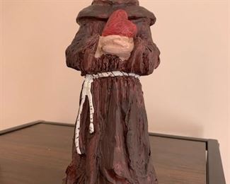 **Now $5** $10  Monk composite statue, 10"