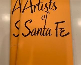 $5 ea (2 copies)  'Artists of Santa Fe' 1969 promotional book with statements from Will Shuster, Allan Houser, and many more