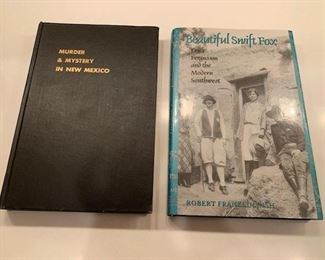 $25 and $10  'Murder and Mystery in New Mexico' Erna Fergusson, Peter Hurd illustrated, 1ST ED signed, and 'Beautiful Swift Fox' Gish 1ST ED signed