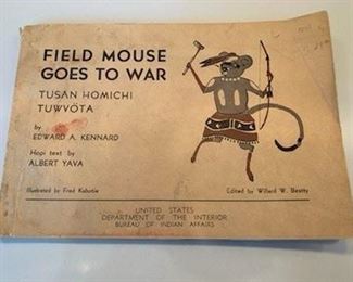 $25  'Field Mouse Goes to War' Kennard/Kabotie 1944