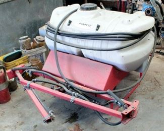 Fimco 3 Point Hydraulic Sprayer With Boom Arms, 50 Gallon