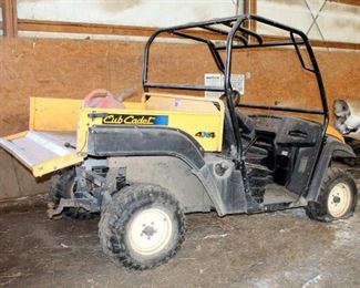 Cub Cadet UTV, 4x4 With Dump Bed
