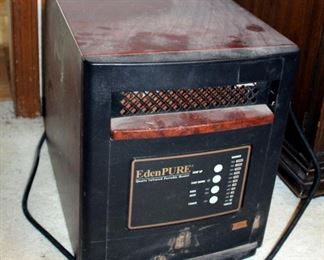 Eden Pure Infrared Portable Heater, Gen4, Model USA1000, Powers On, No Remote