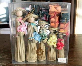 Asian Ceramics, Reed Dolls, Abacus, And Travel Guides