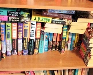 Hardback And Paperback J. D. Robb Book Collection, Qty 42