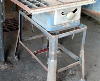 Vintage Sears And Roebuck Craftsman Table Saw, Model 103.22160, Unknown Working Order