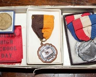 Vintage High School Award Pendants, Qty 7