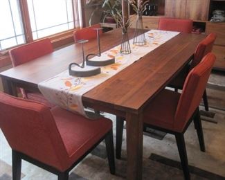 Room and Board Table with 6 Chairs.