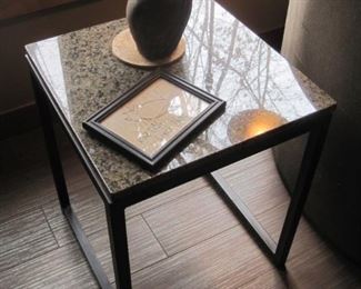 Room and Board Granite Top Table.