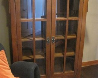 Amish Double Door Mission Bookcase.