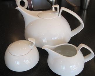 Walter Gropius Tea Set by Rosenthal.