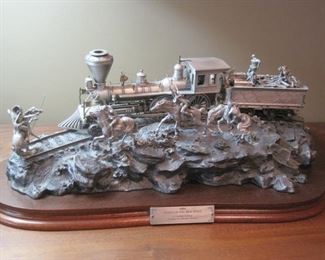 Chilmark Pewter: Attack on the Iron Horse, by Michael Boyett.