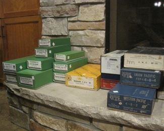 Large selection of HO Trains by PFM, Overland, Rivarossi and others.