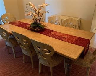 Italmond Dining Room Table w 10 Chairs