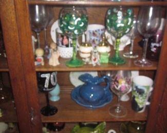 Tons of Depression glass and Collectibles