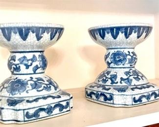 More blue and white porcelain. 