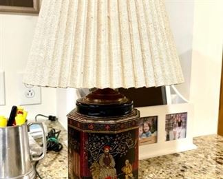 Tea Tin lamp