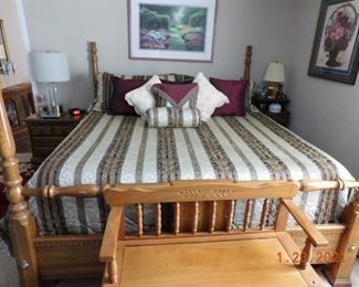 Sleep Number king bed.