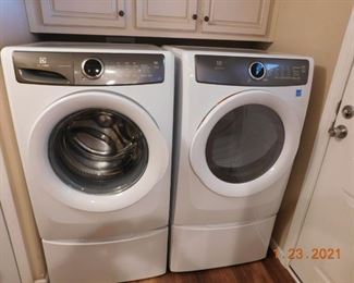 Electrolux washer and dryer.