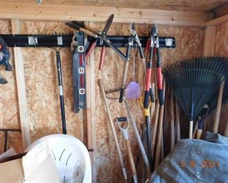 Yard tools.
