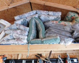 Outdoor cushions.