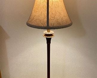 Lot 4849. $70.00/pair.  One of a Pair of very nice buffet style lamps , each 32" tall.  