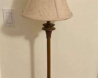 Lot 4849. $70.00/pair.  Second of a Pair of very nice buffet style lamps , each 32" tall.  