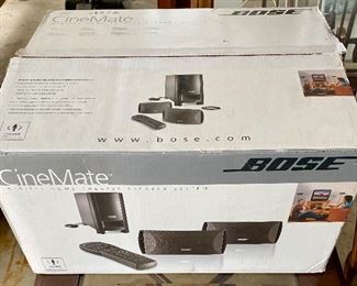 Lot 4859.  $180.00  Bose Cinemate Digital Home Theater Speaker System in Original Box and Packing Material.  Includes Bose remote and all wiring as well as User Manuals and Installation instructions.