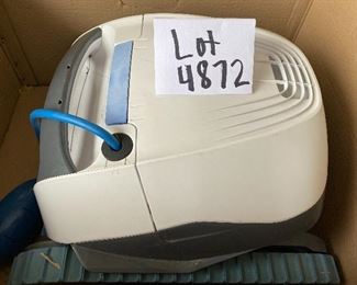 Lot 4872. $275.00  The Dolphin S50 by Maytronics Above Ground Pool Cleaner -  Robotic Pool Vacuum cleaner; in good working condition stored in Orig. Box. Retail Price is $599.00. Check out maytronics.com for additional information.