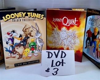 Lot DVD #3. $30.00  Looney Tunes Golden Collection (4 discs); Jonny Quest Hanna-Barbera Golden Collection Season 1 (4 discs)