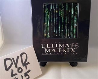Lot DVD15. $15.00. The Ultimate Matrix Collection - a five disc Blu-Ray Set and an accompanying Booklet. Includes "The Matrix', "The Matrix   "the Matrix Reloaded", and "Matrix Revolutions" and from the creators of the Matrix Trilogy, "Animatrix" short films in Hi-Def Blu-Ray, and 'The Matrix Experience"  With Side A:  "The Burly Nan Chronicles" "The Roots of the Matrix" and "The Zion Archive"  