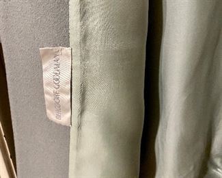 Lot 4897 $175.00  Couture/Designer Valentino Miss V Angora Overcoat, vintage, wonderful condition (with the exception of one chipped pearled button (the bottom one). Made in Italy. We think it is a size 10.  Purchase at Bergdorf Goodman years ago!