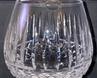Lot 4908  $38.00  Waterford Lismore Crystal Balloon-Brandy Glass.  Made in Ireland.  Original Box.