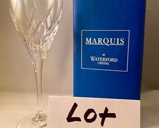 Lot 4910 $30.00. Marquis by Waterford Crystal "Summer Breeze" Goblet, Made in Italy with Orig, Box. Quantity 1 Available. new in box.