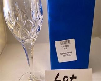 Lot 4911 $30.00. Marquis by Waterford Crystal " Carnegie Wine" Glass Product of Hungary. Quantity 1.