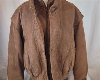 Lot 17 
Vintage Adventure Bound Wilson bomber leather Jacket  has some wear size XL looks alright for having age cool jacket $9