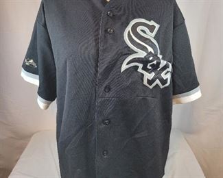 Lot 19 
Vintage Sox Jersey has wear and scratch $3 