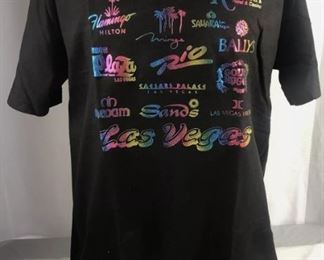 Lot 25 
Vintage 1980s Advertisement Casino In Las Vegas Colorful Single Stitch Shirt Size Large 
Has little to no wear $4