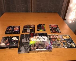 Lot 30
Star war 1979 comics , still in package action figures, VHS collection Star Wars including rare spoof vhs 
Has some wear on everything $45 the whole bundle