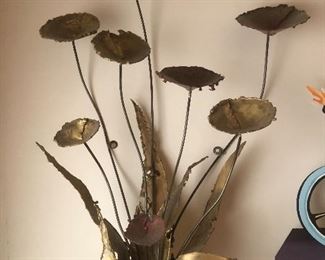 Mid century modern original sculpture artist signed