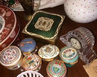 Enameled box and others