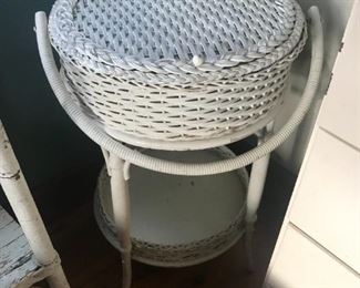 Wicker Accent Table $ 42.00
