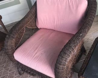 Wicker Chair w Cushions $ 98.00