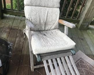 Teak Lounge Chair $ 140.00