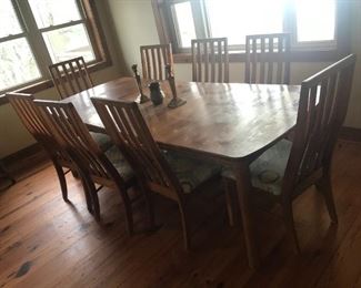 Antique Table / 8 Chairs $ 388.00