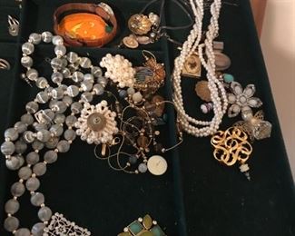 Some Costume and Sterling Silver Jewelry