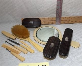 C-12, $32.00
(3 Sterling monogrammed brushes included)