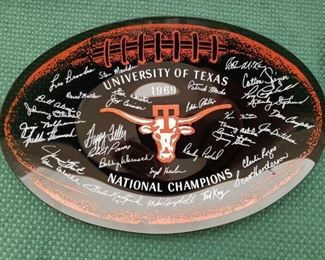 52 yr old Longhorns glass dish